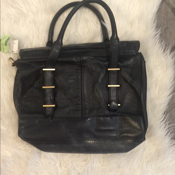 Botkier Croc/calf hair satchel bag - Picture 3 of 5